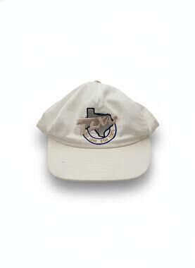 Vintage 90s Texas Lone Star State Dad Hat Baseball Cap Off White Snapback USA Ma